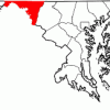 Washington County on MD Map
